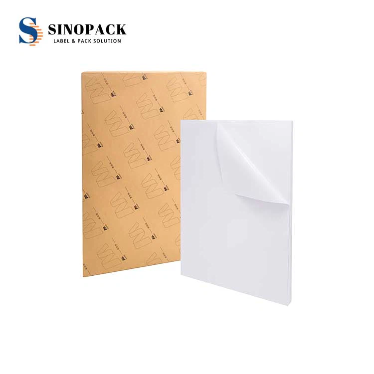 인디고 매트 화이트 폴리프로필렌 라벨 소재